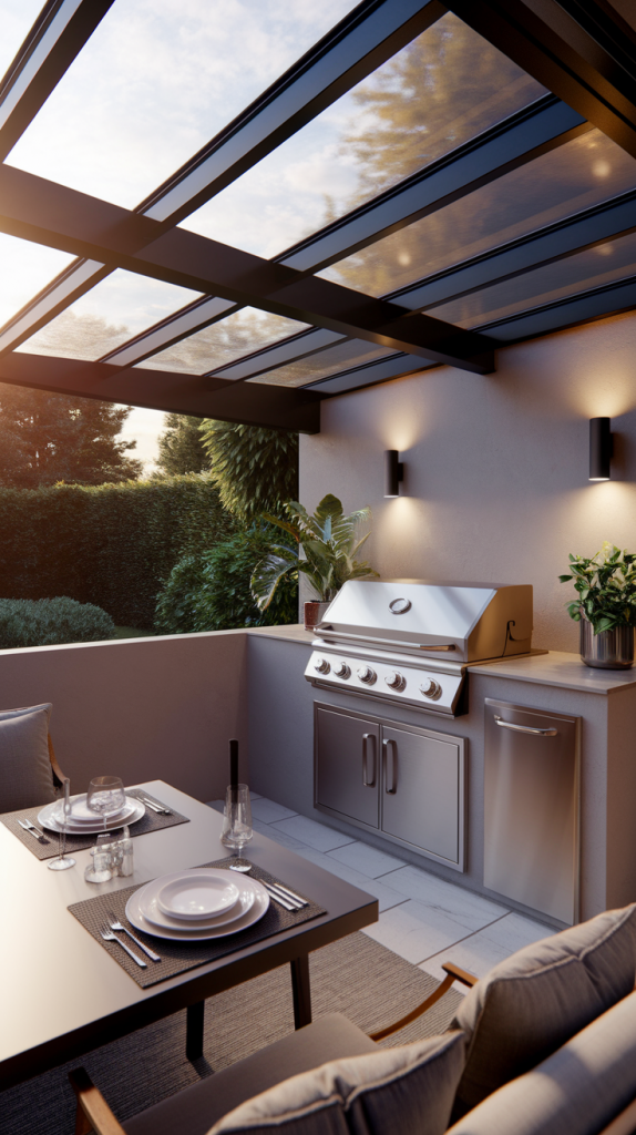 Grill in Style: 28 Must-Try Outdoor BBQ Area With Roof Designs