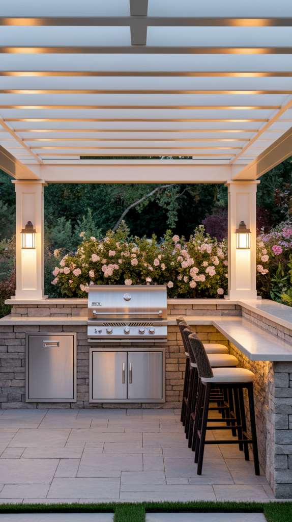 Grill in Style: 28 Must-Try Outdoor BBQ Area With Roof Designs