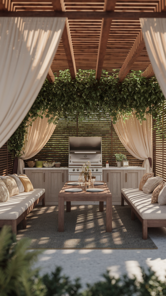 Grill in Style: 28 Must-Try Outdoor BBQ Area With Roof Designs