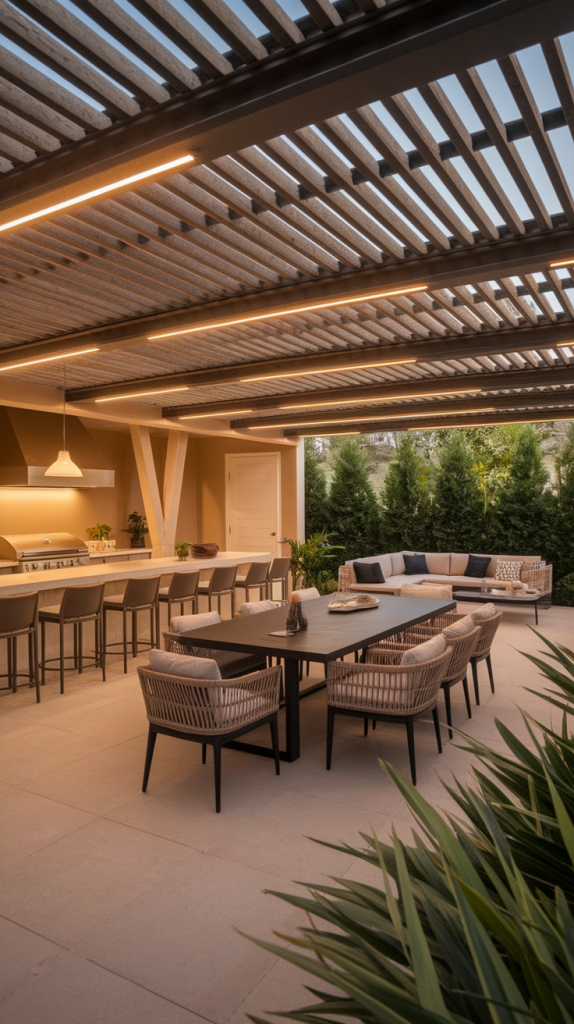 Grill in Style: 28 Must-Try Outdoor BBQ Area With Roof Designs