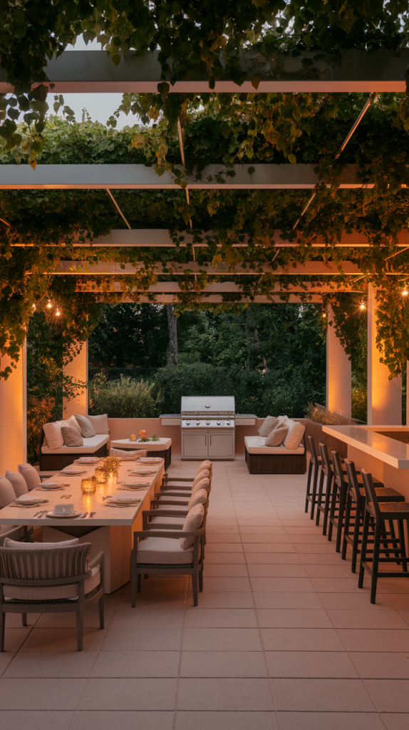 Grill in Style: 28 Must-Try Outdoor BBQ Area With Roof Designs