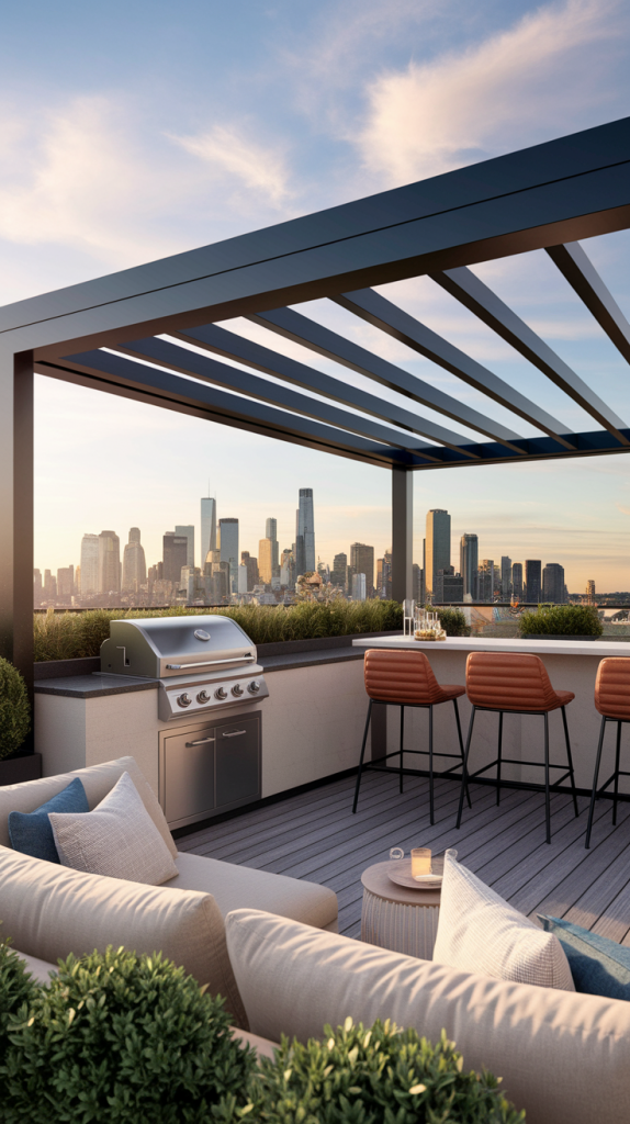 Grill in Style: 28 Must-Try Outdoor BBQ Area With Roof Designs