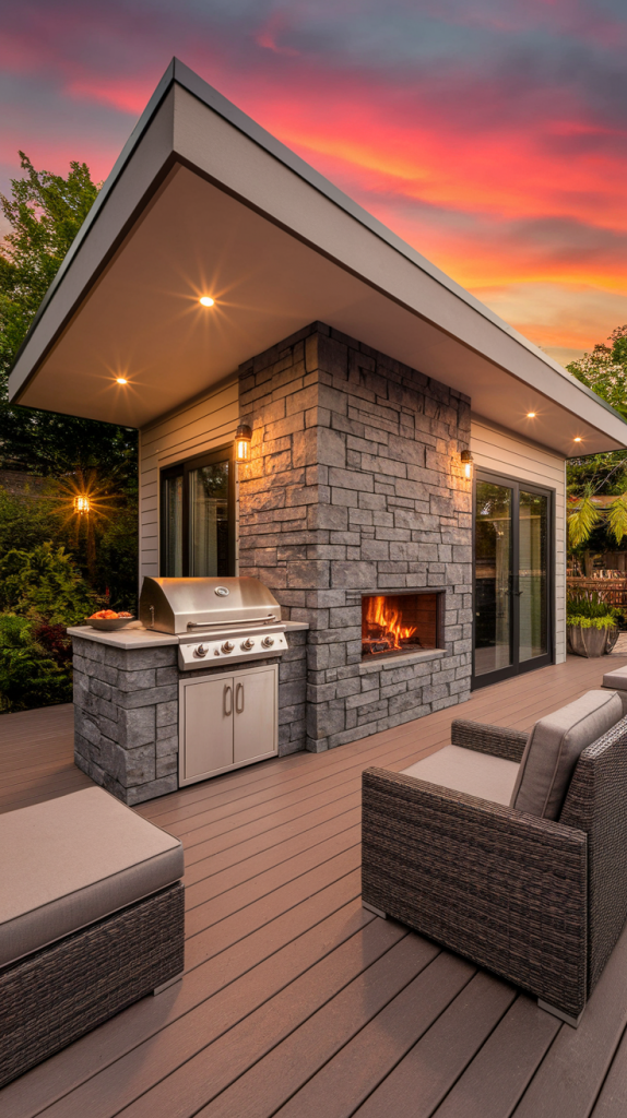 Grill in Style: 28 Must-Try Outdoor BBQ Area With Roof Designs
