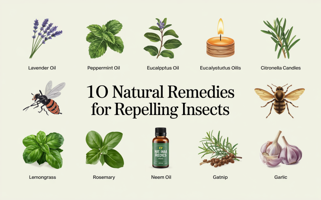 Natural Remedies for Repelling Insects at Home and on the Terrace in 2025