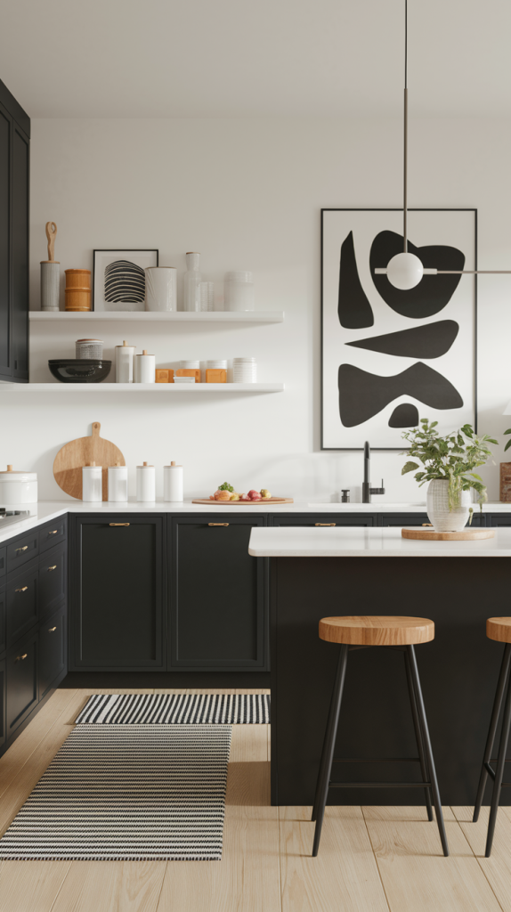 Chic Contrast: 32 Elegant Black And White Kitchen Ideas For Every Style