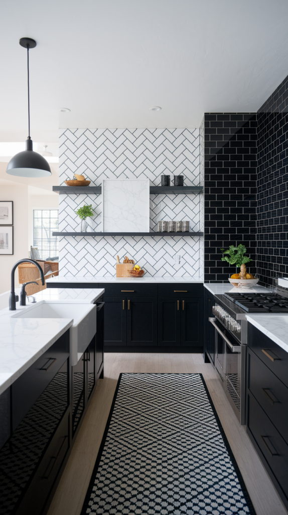 Chic Contrast: 32 Elegant Black And White Kitchen Ideas For Every Style