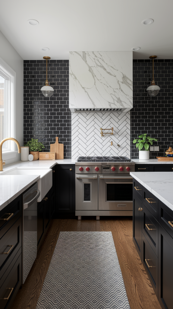 Chic Contrast: 32 Elegant Black And White Kitchen Ideas For Every Style