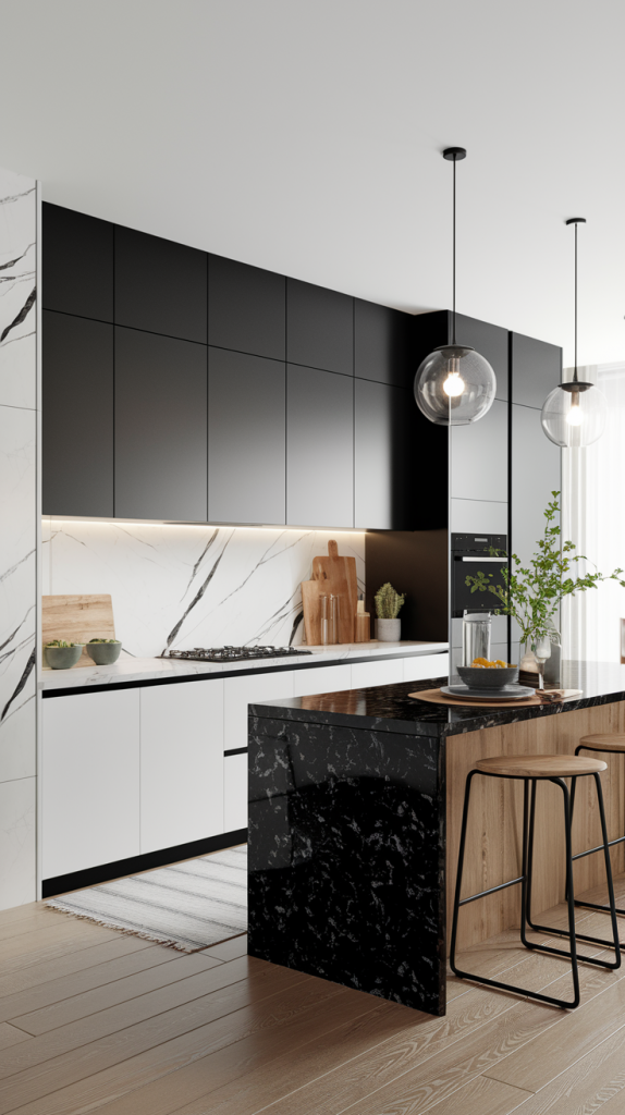 Chic Contrast: 32 Elegant Black And White Kitchen Ideas For Every Style