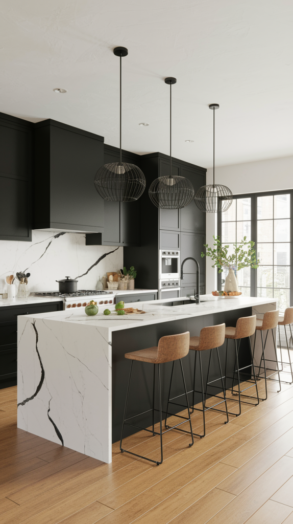 Chic Contrast: 32 Elegant Black And White Kitchen Ideas For Every Style