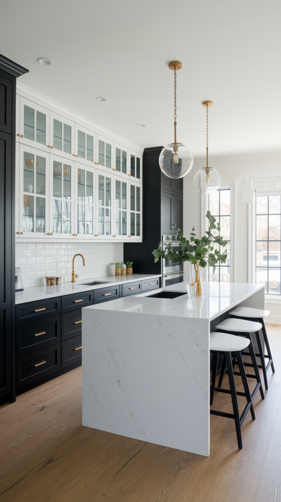 Chic Contrast: 32 Elegant Black And White Kitchen Ideas For Every Style