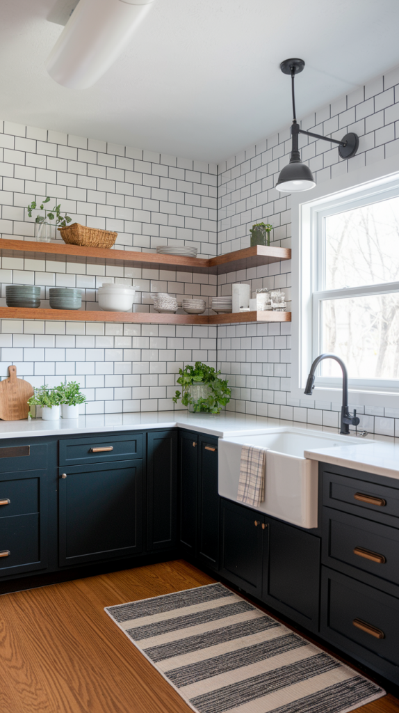 Chic Contrast: 32 Elegant Black And White Kitchen Ideas For Every Style