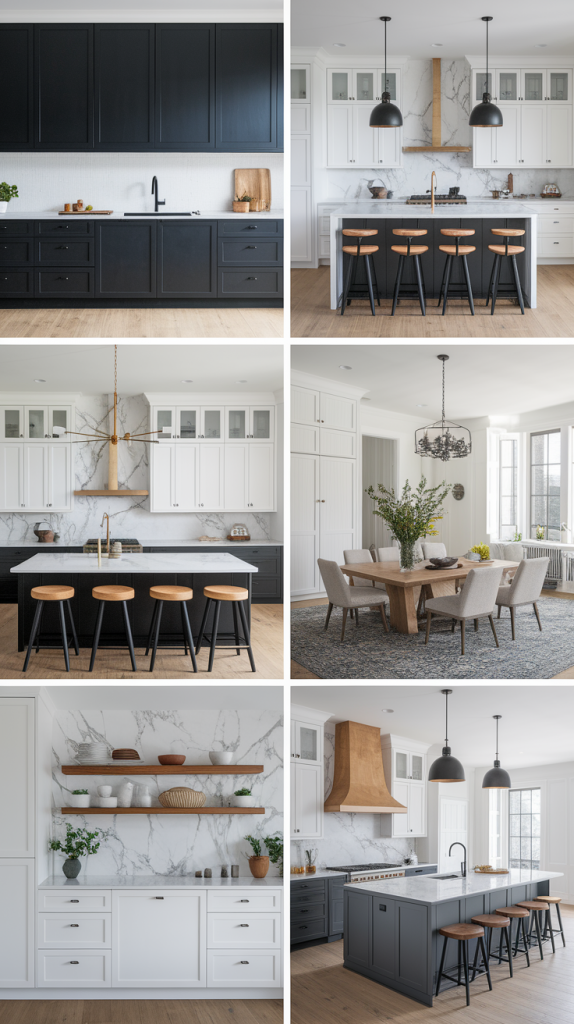 Chic Contrast: 32 Elegant Black And White Kitchen Ideas For Every Style
