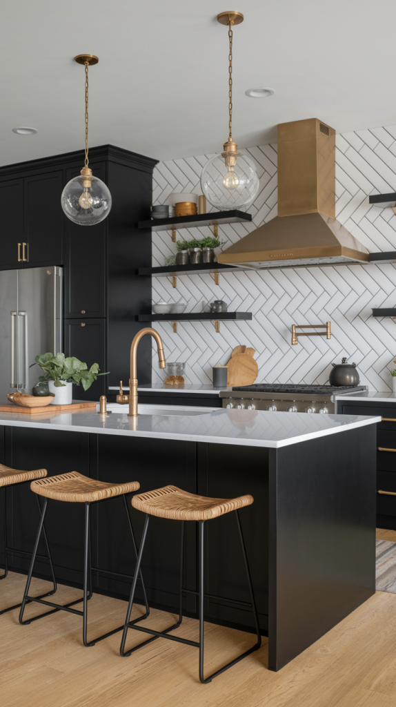 Chic Contrast: 32 Elegant Black And White Kitchen Ideas For Every Style