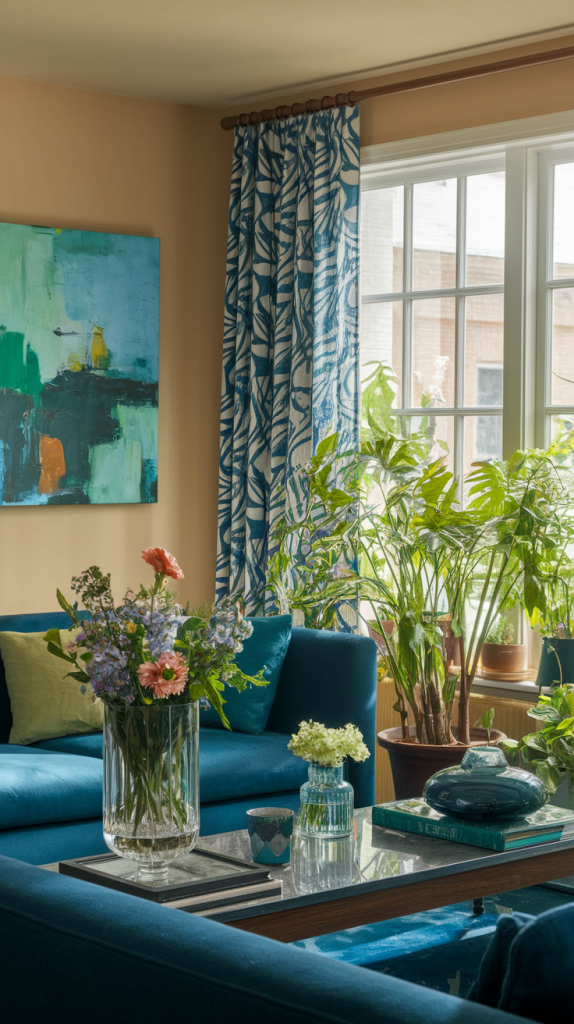 Refreshing Blue And Green Living Room Ideas For Every Style