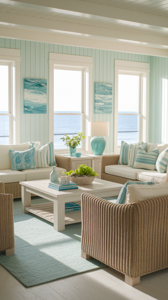 Refreshing Blue And Green Living Room Ideas For Every Style