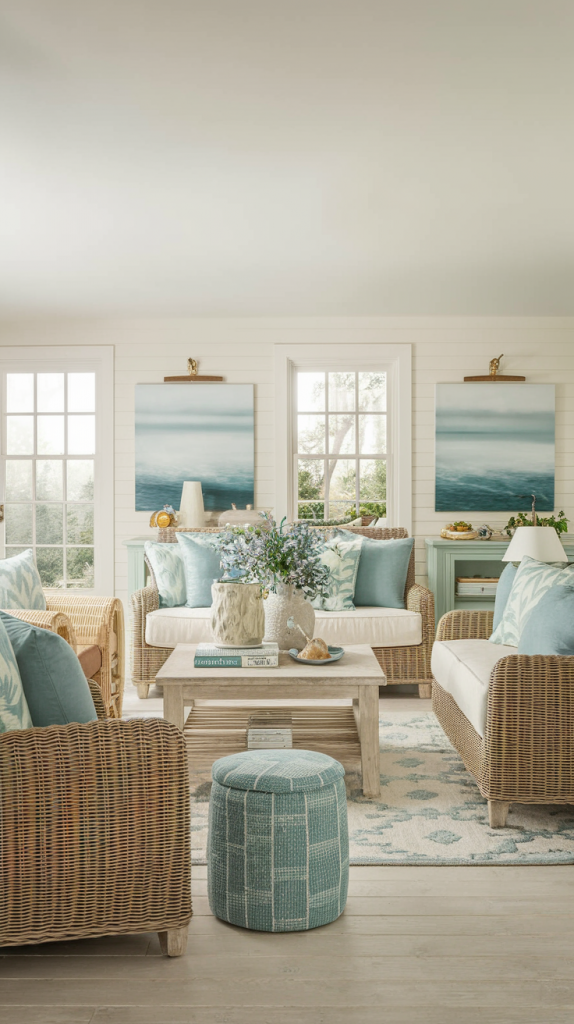 Refreshing Blue And Green Living Room Ideas For Every Style
