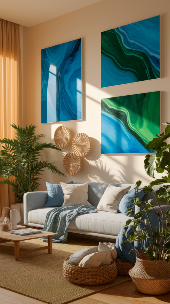 Refreshing Blue And Green Living Room Ideas For Every Style