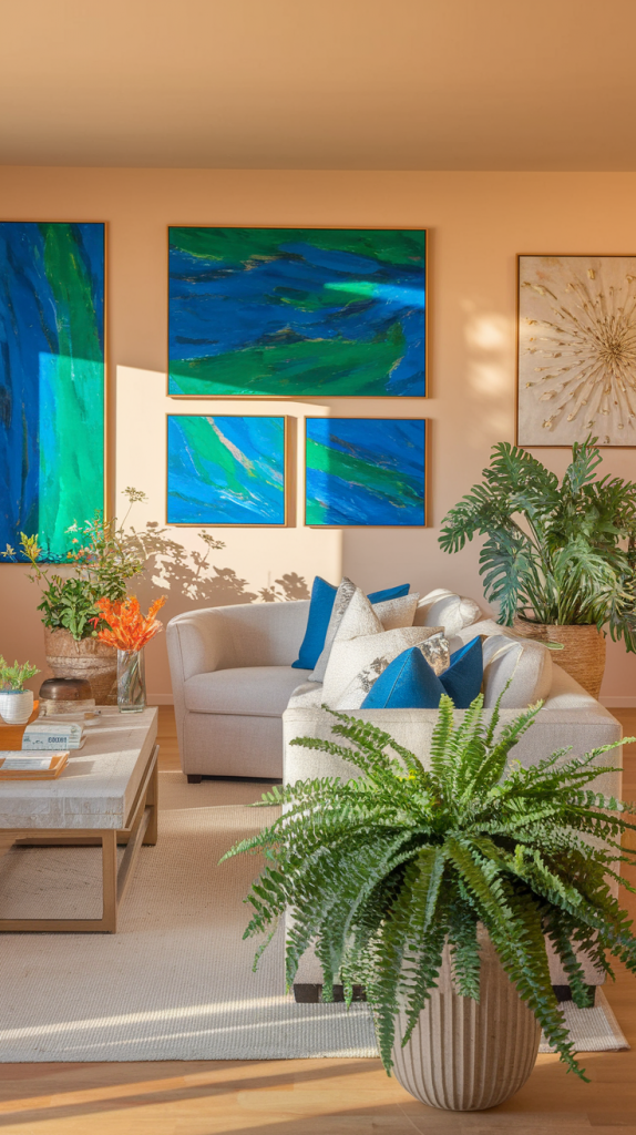 Refreshing Blue And Green Living Room Ideas For Every Style