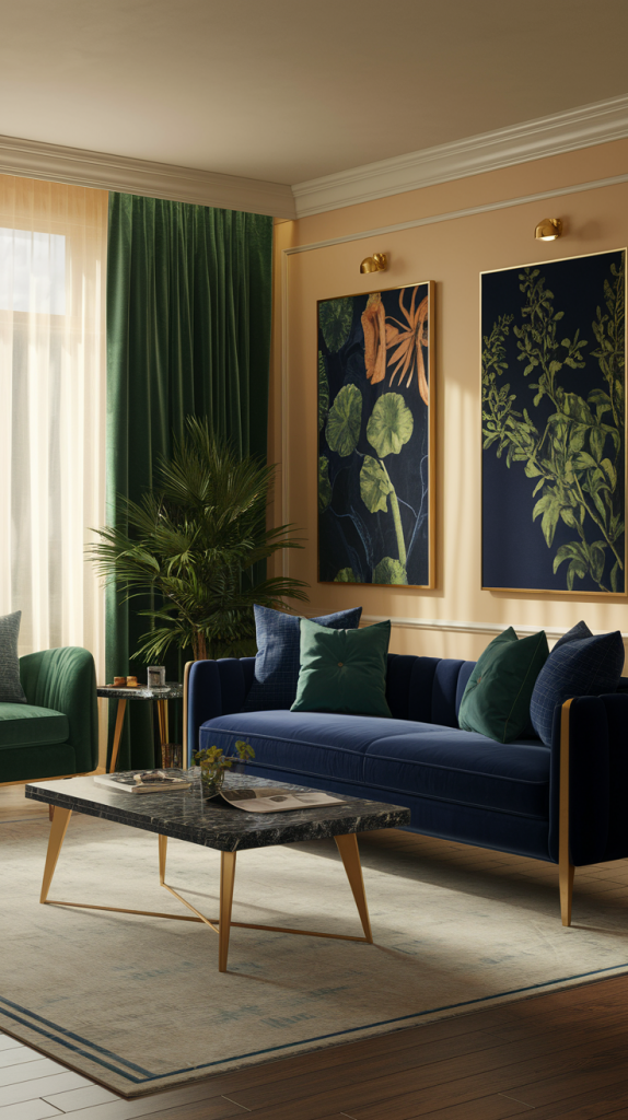 Refreshing Blue And Green Living Room Ideas For Every Style