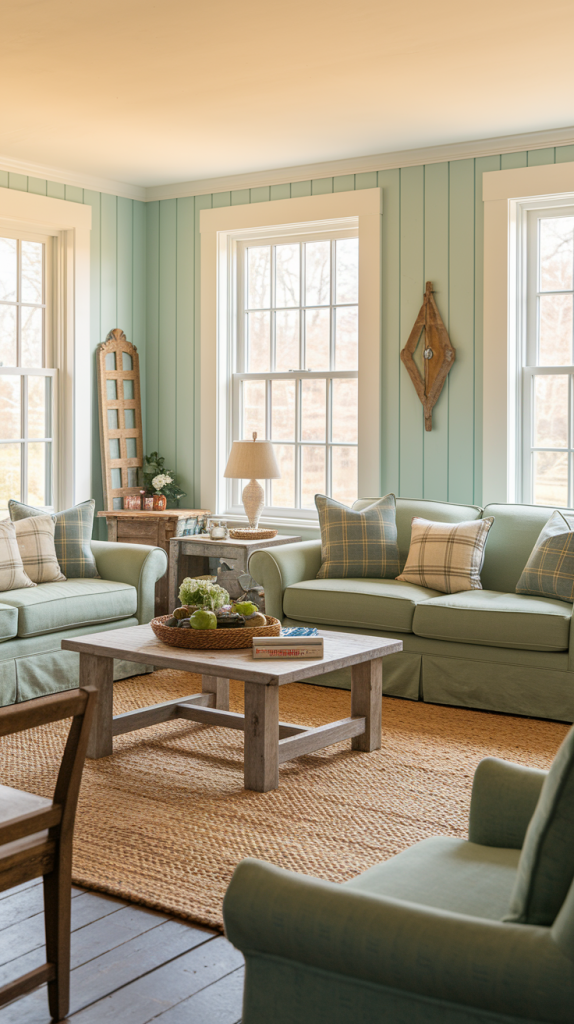 Refreshing Blue And Green Living Room Ideas For Every Style