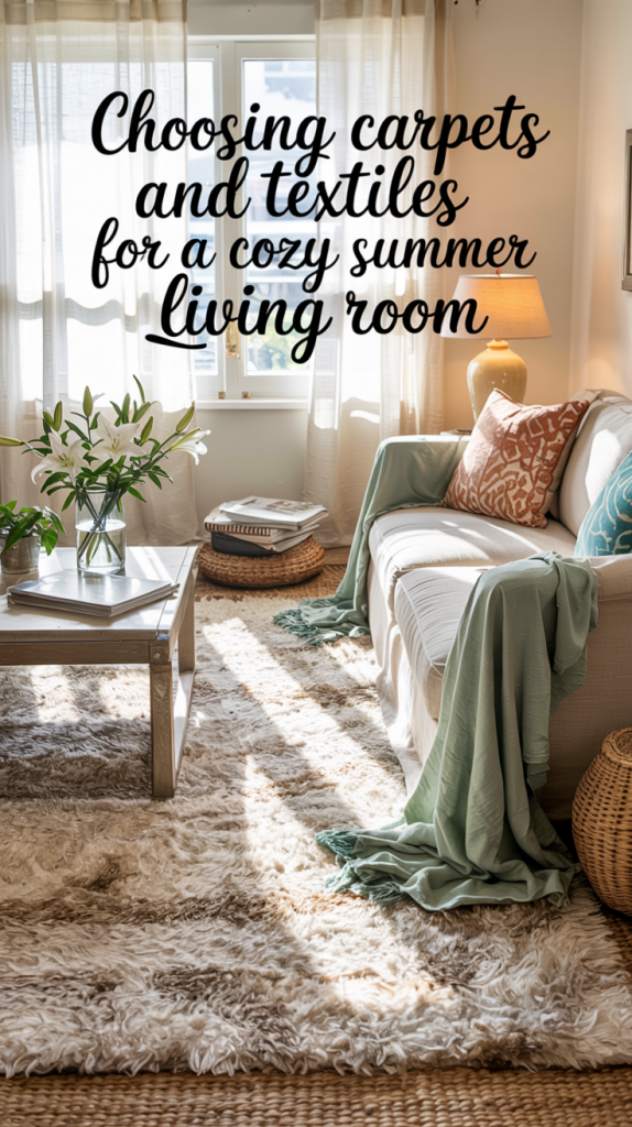 Choosing Carpets and Textiles for a Cozy Summer Living Room in 2025