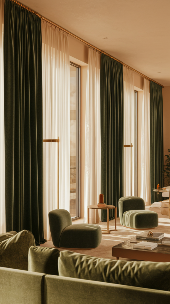 From Modern To Classic: 32 Dark Green Living Room Ideas You’ll Love