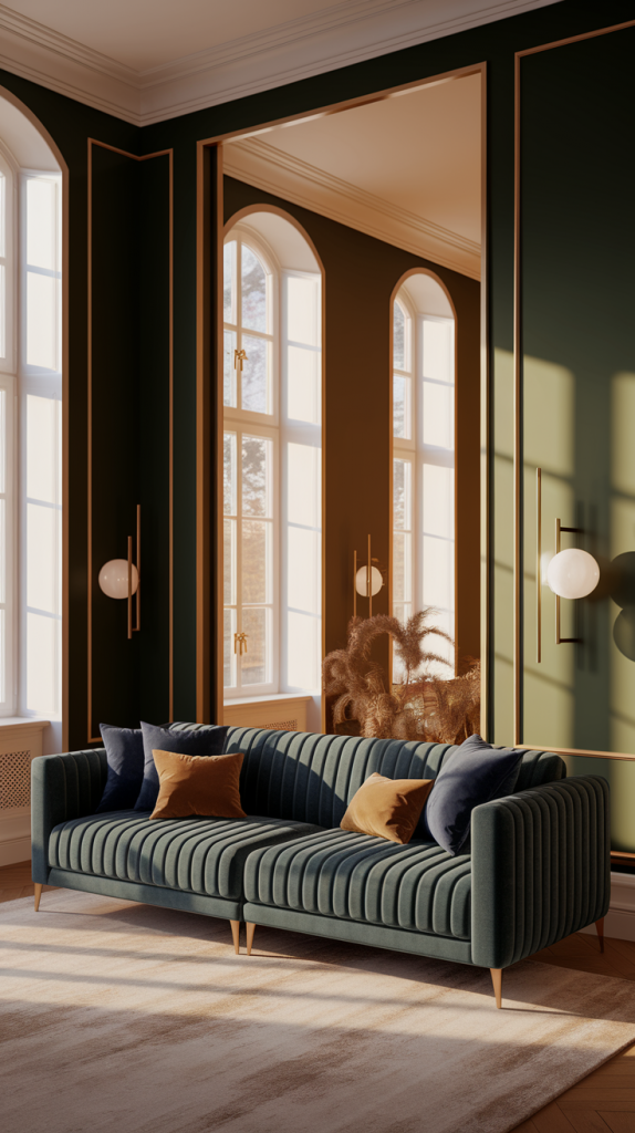 From Modern To Classic: 32 Dark Green Living Room Ideas You’ll Love