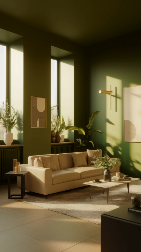 From Modern To Classic: 32 Dark Green Living Room Ideas You’ll Love