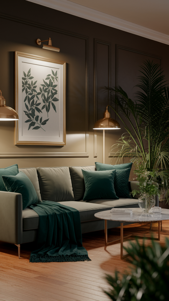 From Modern To Classic: 32 Dark Green Living Room Ideas You’ll Love