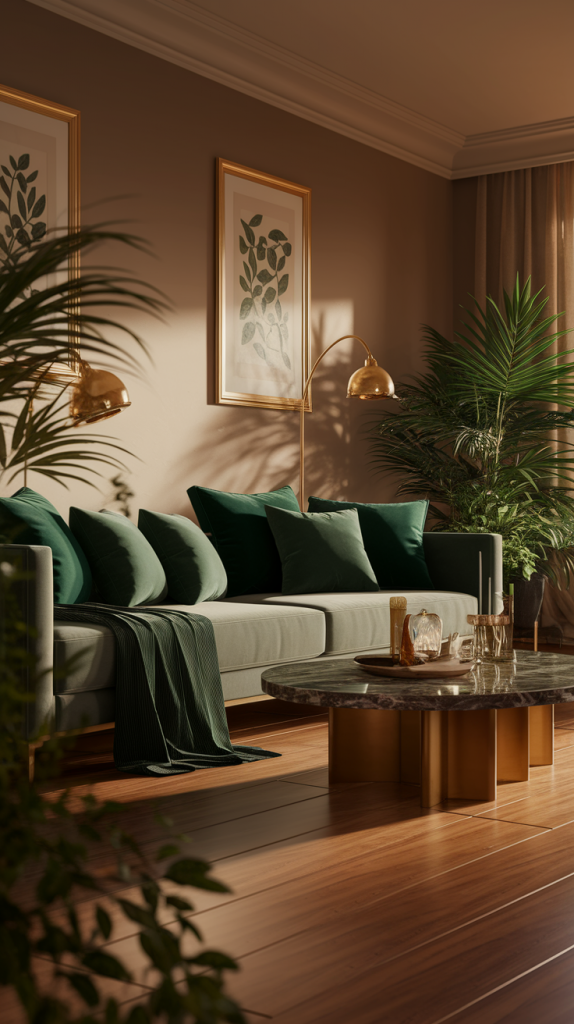 From Modern To Classic: 32 Dark Green Living Room Ideas You’ll Love