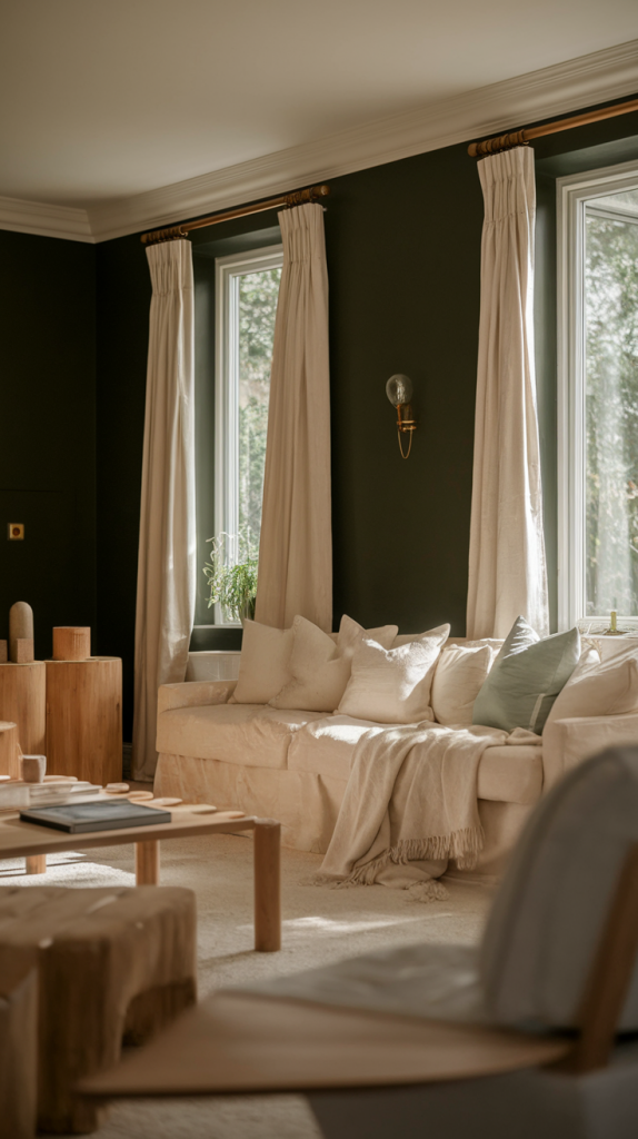 From Modern To Classic: 32 Dark Green Living Room Ideas You’ll Love