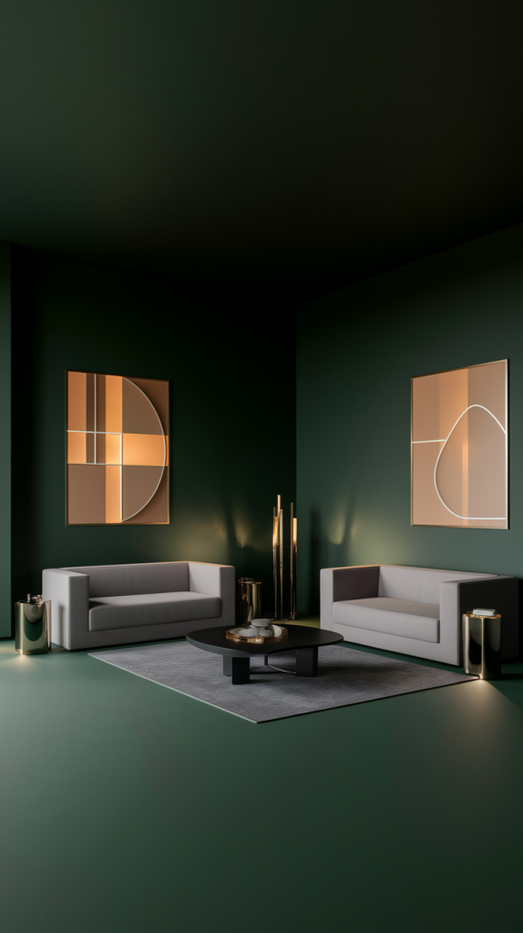 From Modern To Classic: 32 Dark Green Living Room Ideas You’ll Love