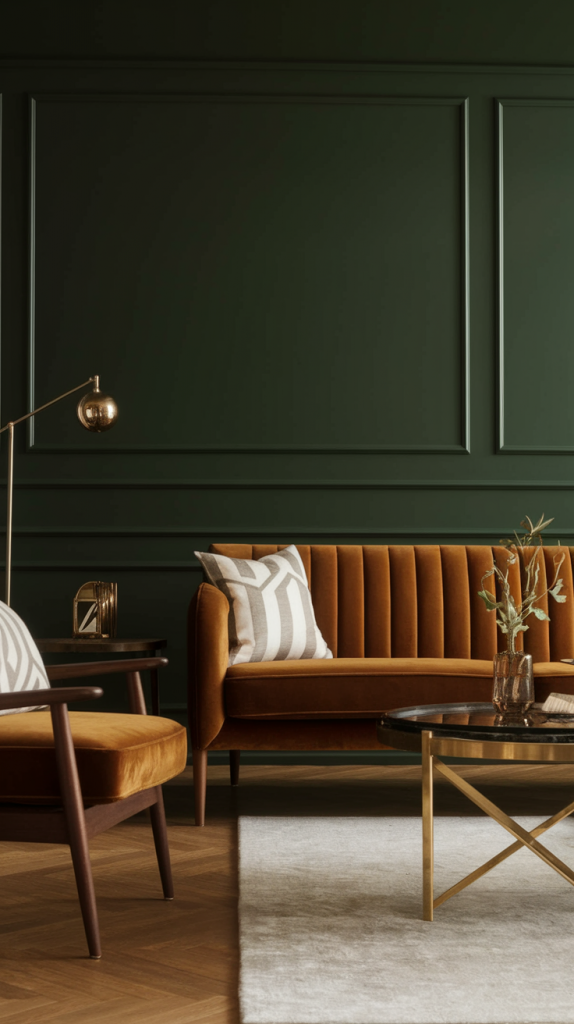 From Modern To Classic: 32 Dark Green Living Room Ideas You’ll Love