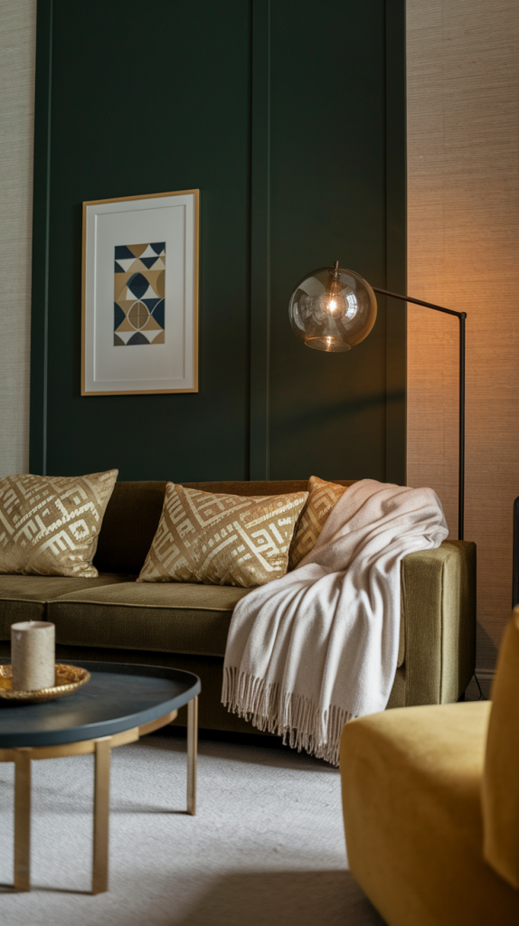 From Modern To Classic: 32 Dark Green Living Room Ideas You’ll Love