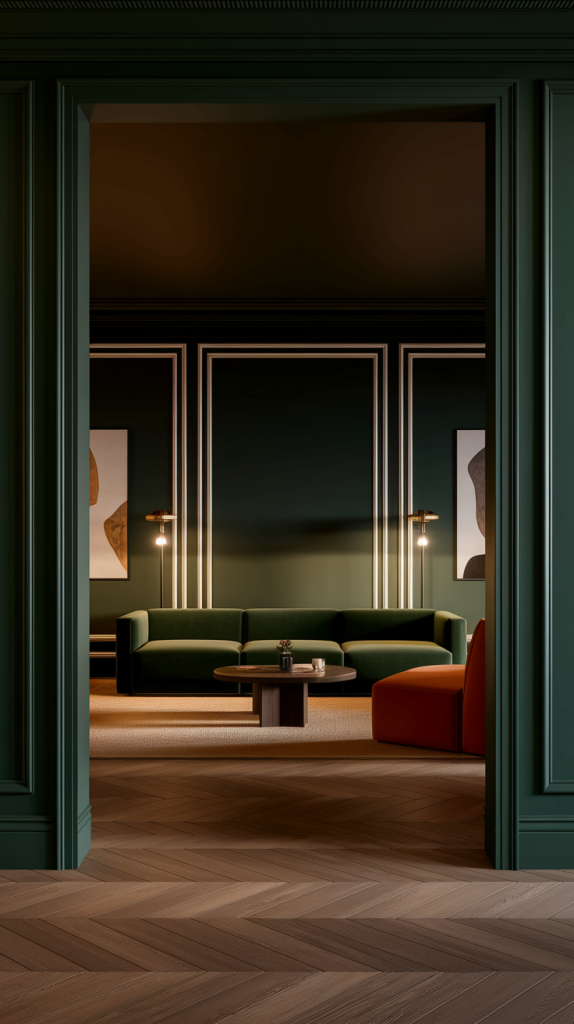 From Modern To Classic: 32 Dark Green Living Room Ideas You’ll Love