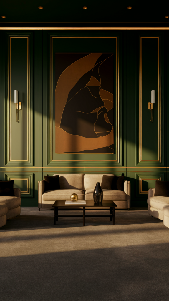 From Modern To Classic: 32 Dark Green Living Room Ideas You’ll Love