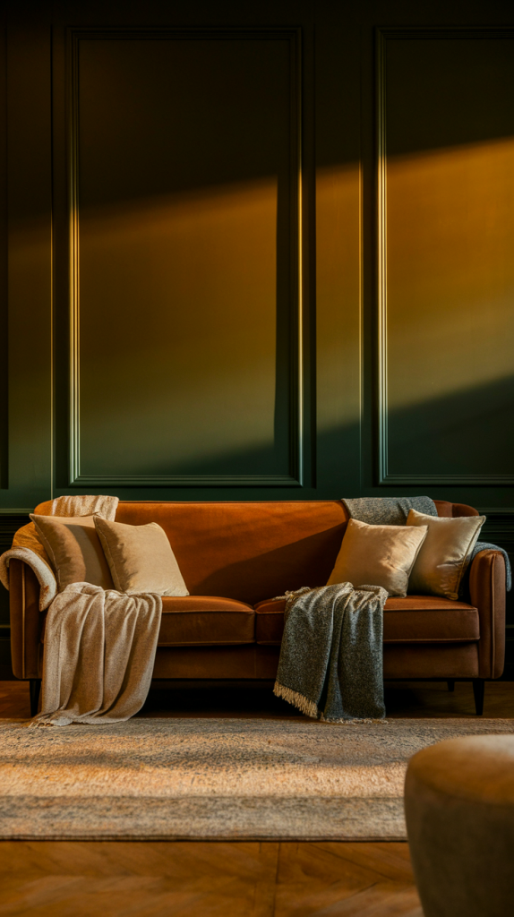 From Modern To Classic: 32 Dark Green Living Room Ideas You’ll Love