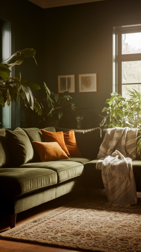 From Modern To Classic: 32 Dark Green Living Room Ideas You’ll Love