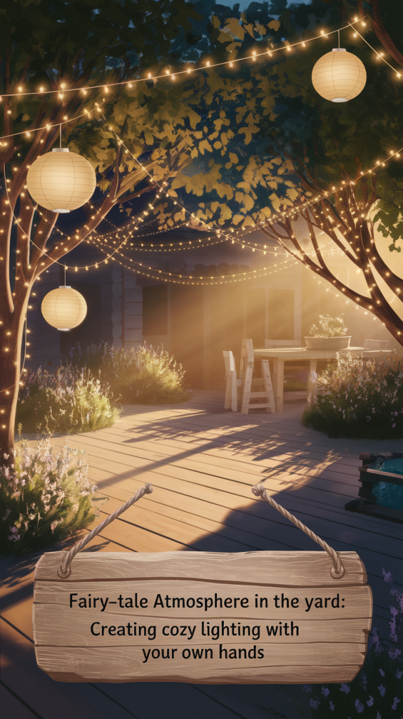 Fairy-tale atmosphere in the yard: creating cozy lighting with your own hands (2025)