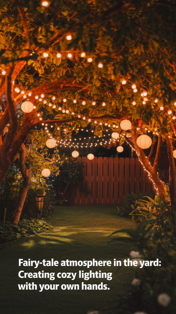 Fairy-tale atmosphere in the yard: creating cozy lighting with your own hands (2025)