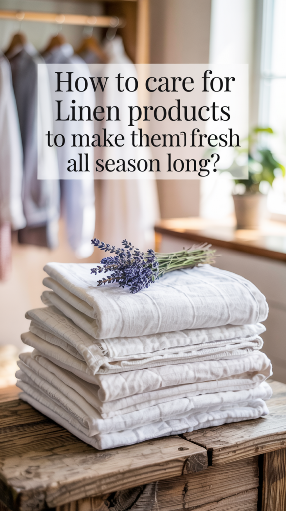 How to Care for Linen Products in Summer 2025: Keep Them Fresh All Season