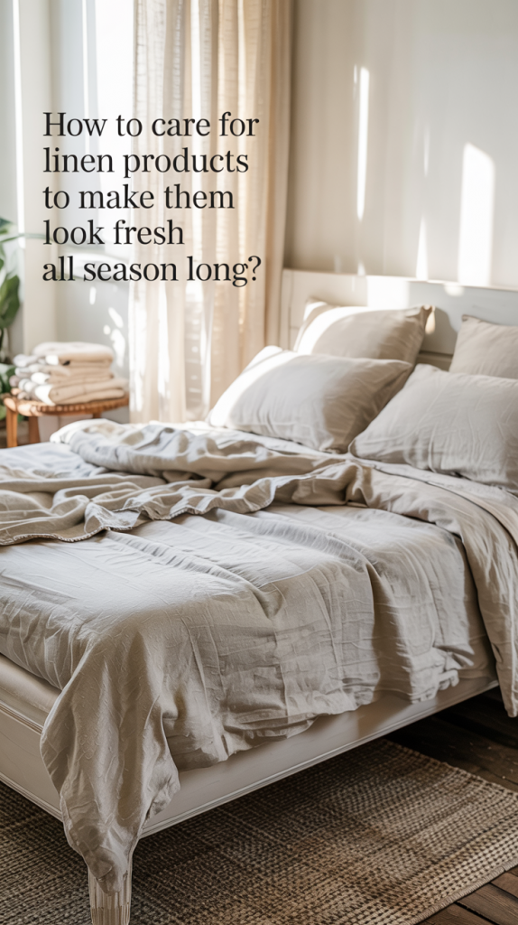 How to Care for Linen Products in Summer 2025: Keep Them Fresh All Season