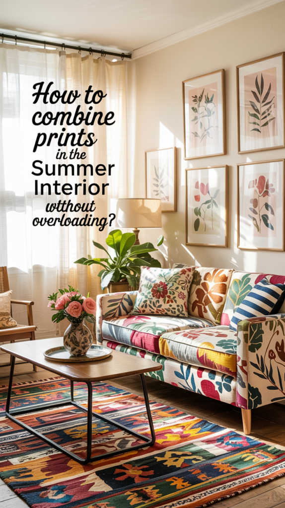 How to Combine Prints in the Summer Interior Without Overloading? Expert Tips for 2025