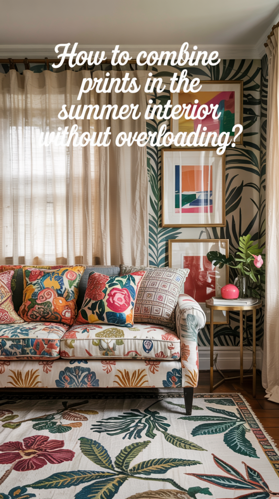 How to Combine Prints in the Summer Interior Without Overloading? Expert Tips for 2025