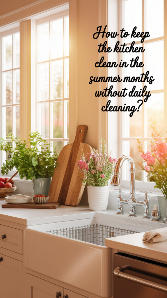 How to Keep the Kitchen Clean in Summer 2025 Without Daily Cleaning