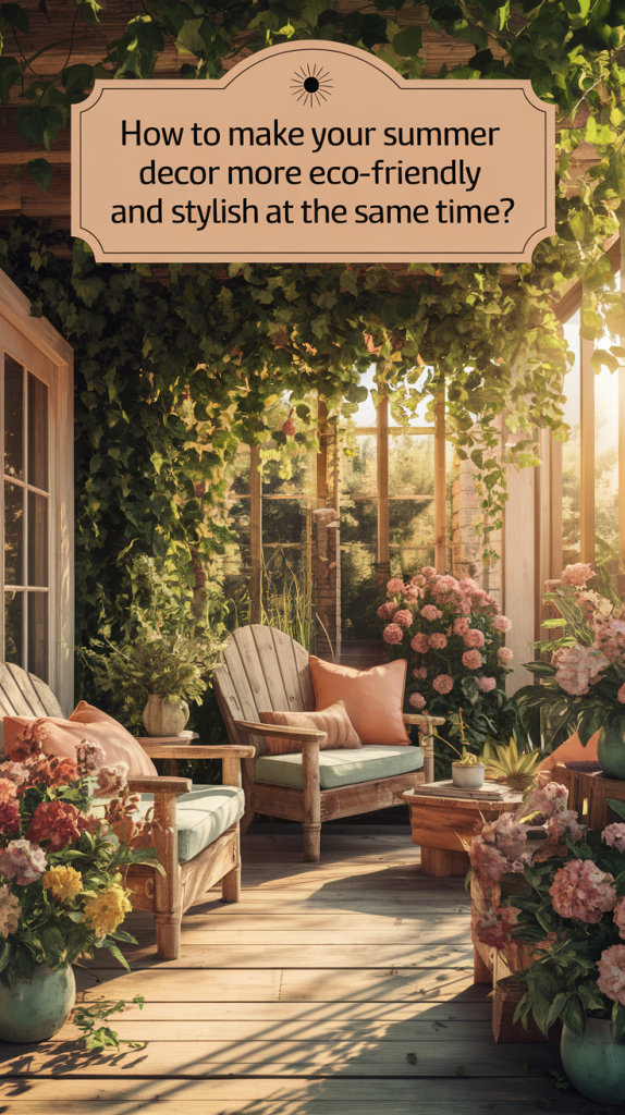 Eco-Friendly Summer Decor Ideas 2025: How to Stay Stylish and Sustainable