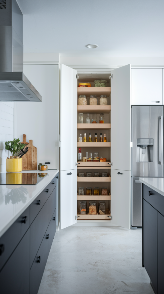 Genius Pantry Cabinet Ideas: 27 Ways To Upgrade Your Kitchen Storage