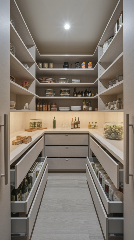 28 Stylish And Practical Pantry Ideas To Maximize Storage