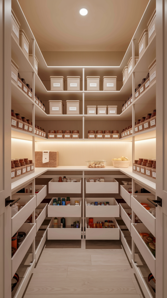 28 Stylish And Practical Pantry Ideas To Maximize Storage