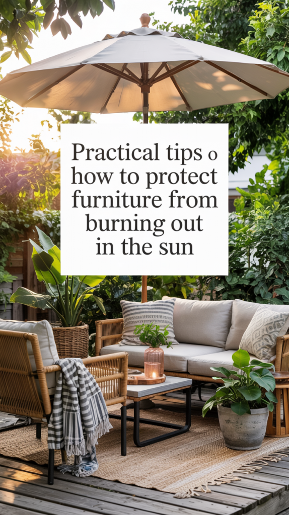 Practical Tips on How to Protect Furniture from Burning Out in the Sun – 2025 Guide